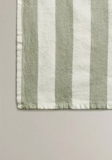 Classic cloth napkins folded on a table
